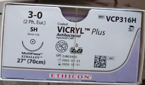 Ethicon VCP316H — VICRYL Plus 3-0